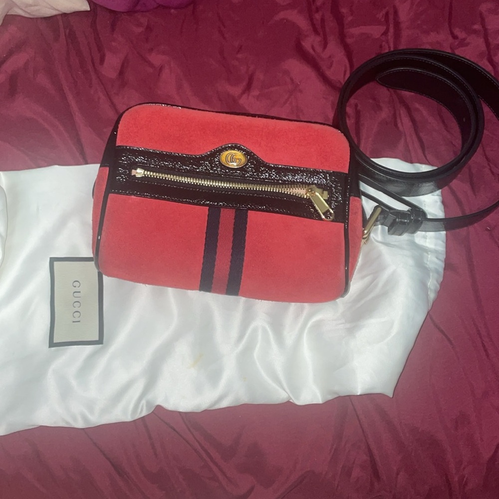 ✨Host Pick✨ Gucci Small Suede Ophidia Belt Bag - Picture 3 of 16